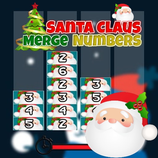 santa claus merge numbers