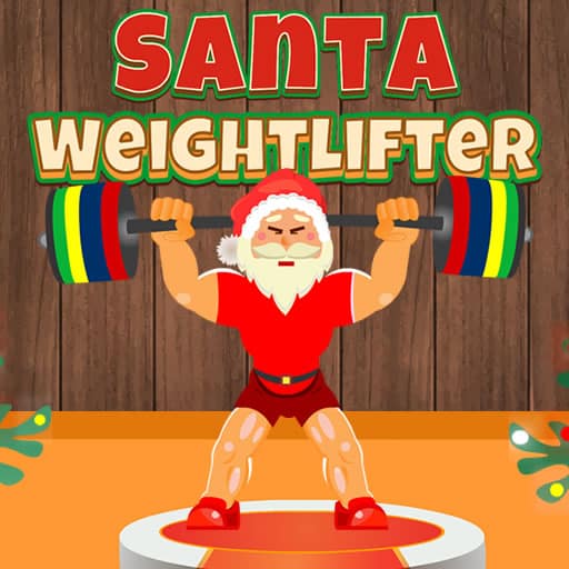 santa weightlifter