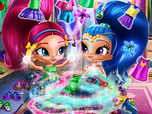 shimmer and shine wardrobe cleaning