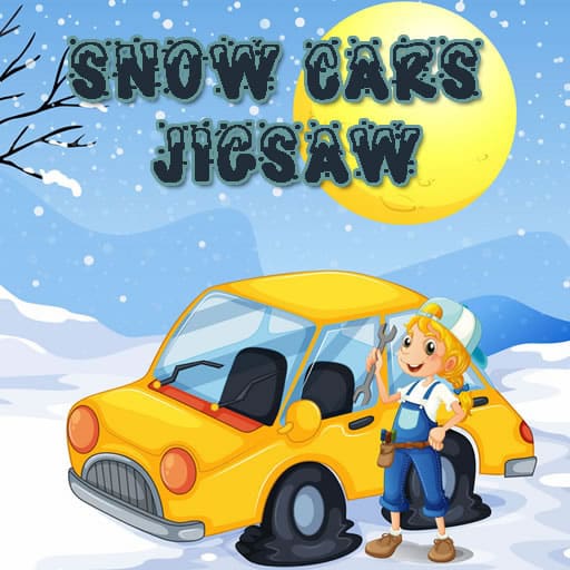 snow cars jigsaw