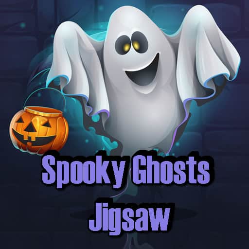 spooky ghosts jigsaw