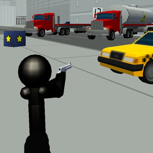 stickman city shooting 3d