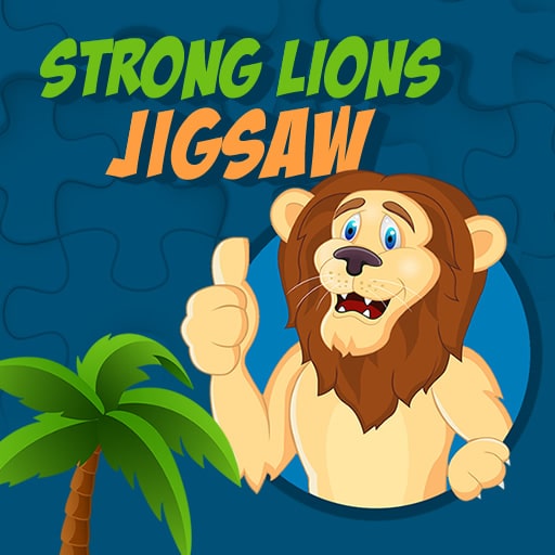 strong lions jigsaw