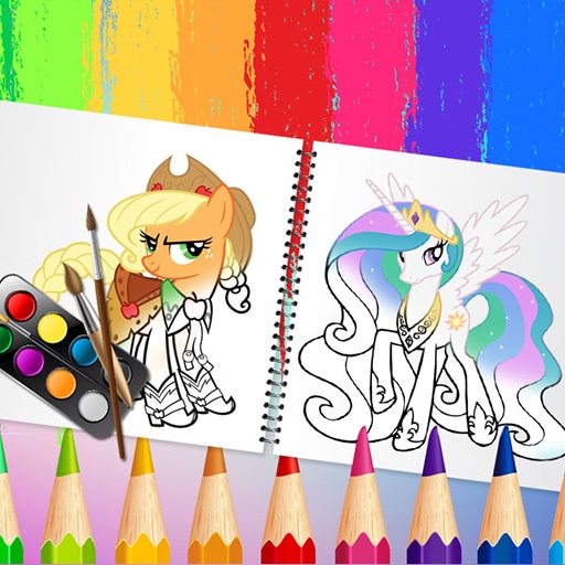 sweet pony coloring book