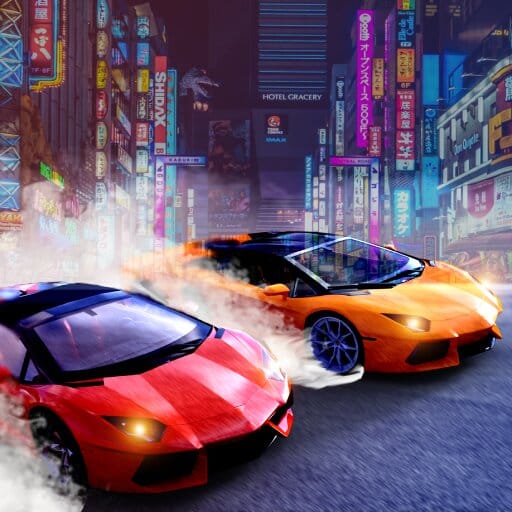 two lambo rivals drift