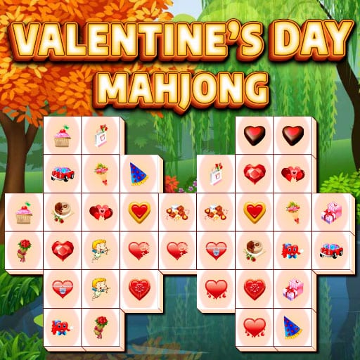 valentines day mahjong