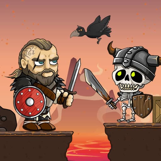 vikings vs skeletons