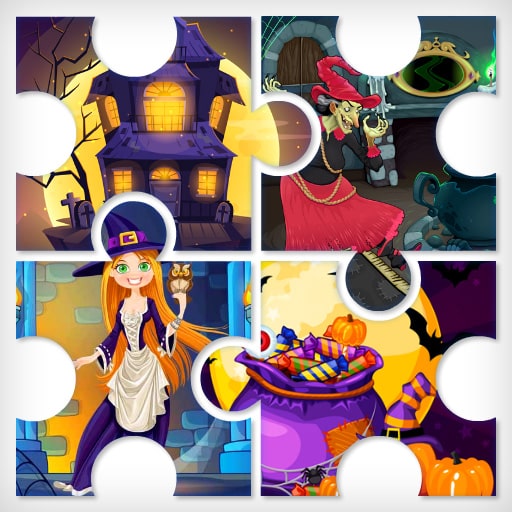 witchs house halloween puzzles