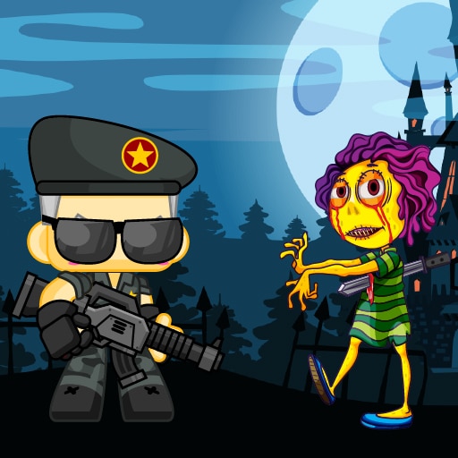 zombie shooter 2d